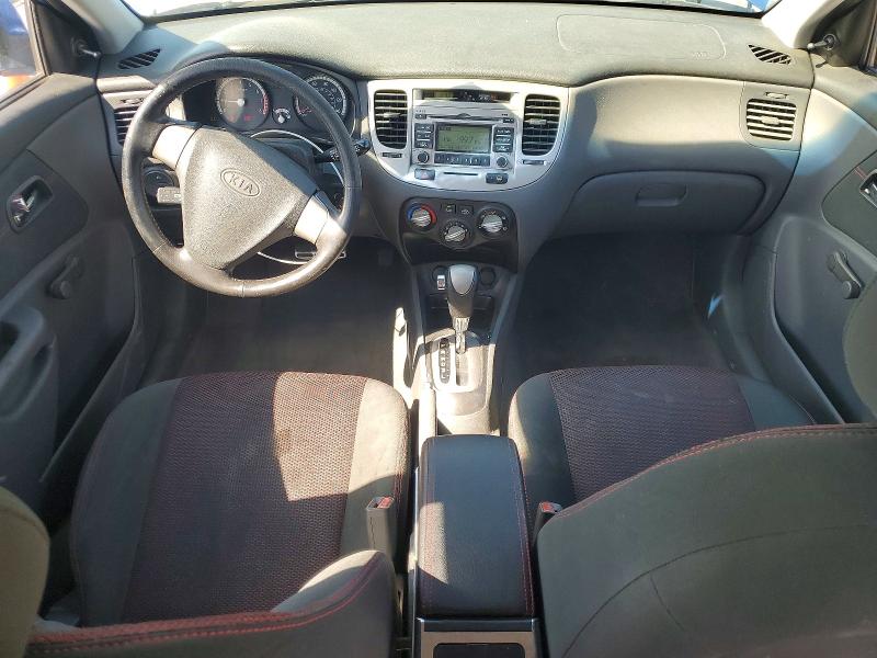 2009 Kia Rio VIN KNADE243X96567200 COPART salvage auction — FRONT END, Tn - Salvage Certificate, sold $575 on 2026-07-13 (photo 8)