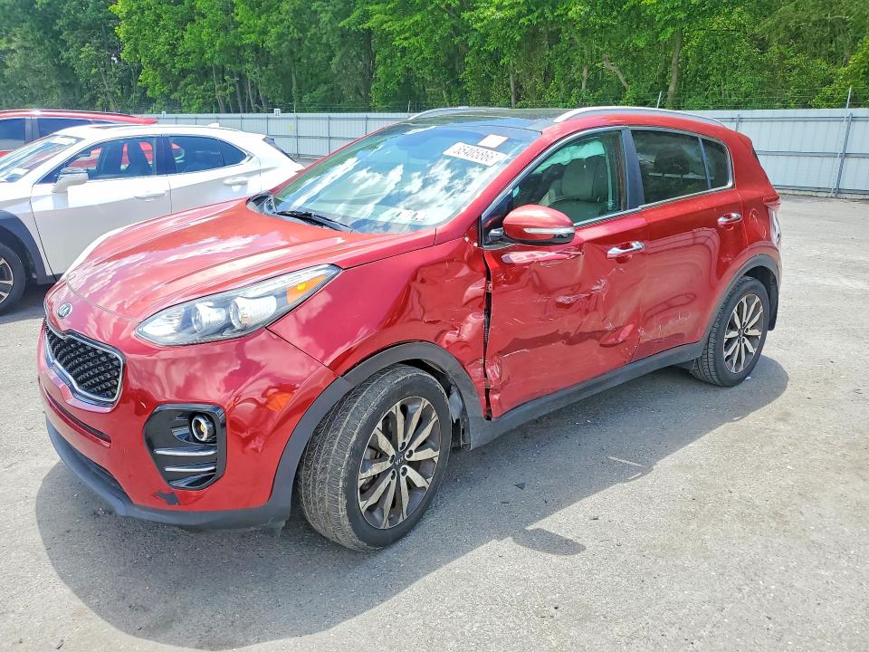 2017 Kia Sportage VIN KNDPN3AC5H7212972 COPART salvage auction — SIDE, Pa - Certificate Of Salvage, sold $150 on 2026-07-21 (photo 1)