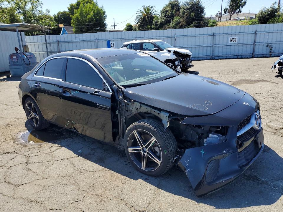 2021 Mercedes-benz A-klasse VIN W1K3G4EB7MJ257026 COPART salvage auction — FRONT END, Ca - Salvage Certificate, sold $6,700 on 2026-07-06 (photo 4)