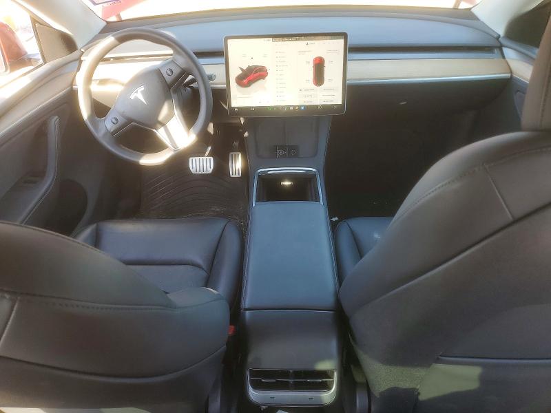 2024 Tesla Model y VIN 7SAYGDEF7RA313080 COPART salvage auction — SIDE, Tx - Salvage Vehicle Title, sold $11,600 on 2026-07-13 (photo 8)