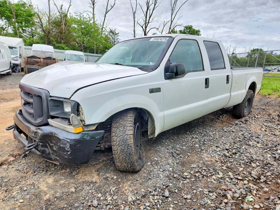 2004 Ford F-250 super duty VIN 1FTNW20LX4EE07004 — COPART salvage auction photo