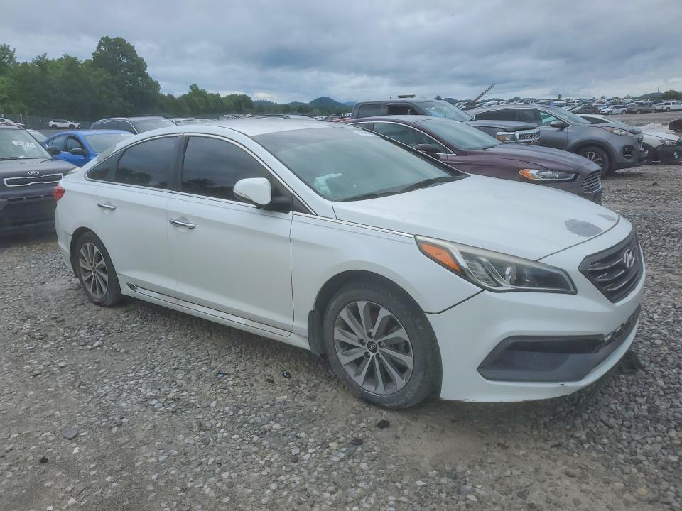 2015 Hyundai Sonata VIN 5NPE34AF0FH103969 COPART salvage auction — FRONT END, Tn - Certificate Of Title (P), sold $2,200 on 2026-07-09 (photo 4)