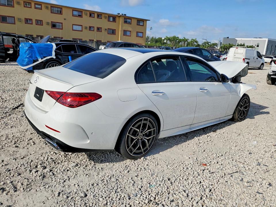 2023 Mercedes-benz C-klasse VIN W1KAF4GBXPR085670 COPART salvage auction — FRONT END, Il - Salvage Certificate, sold $15 on 2026-07-24 (photo 3)