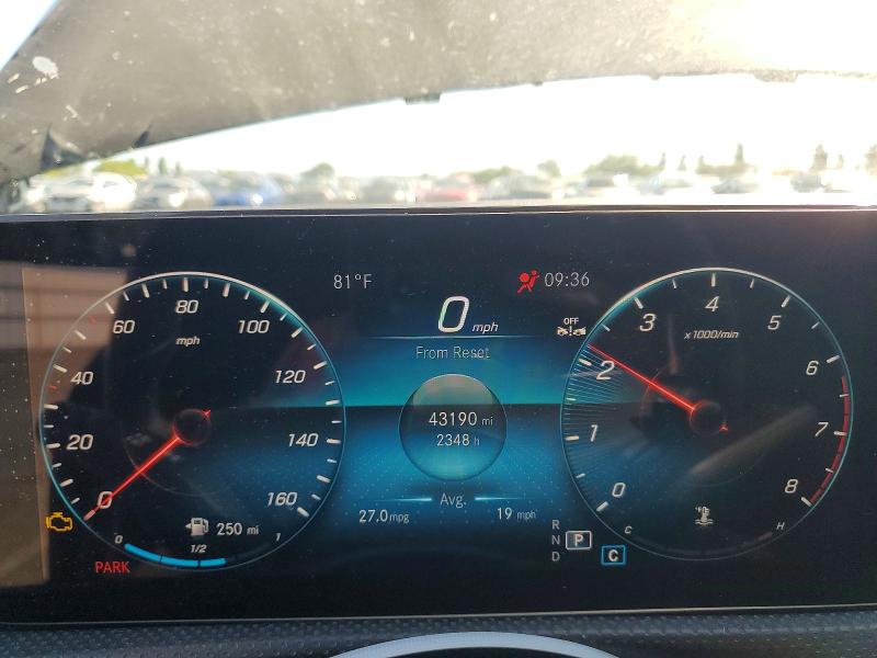 2023 Mercedes-benz Cla-klasse VIN W1K5J4GB4PN362997 COPART salvage auction — REAR END, Ca - Salvage Certificate, sold $12,600 on 2026-07-06 (photo 9)