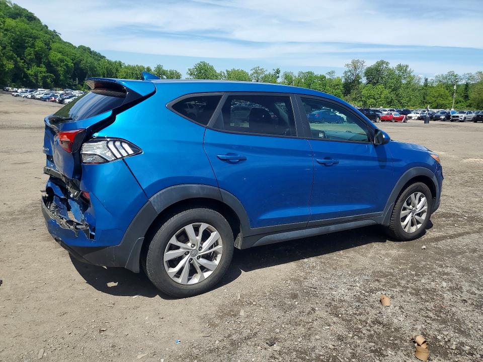 2020 Hyundai Tucson VIN KM8J23A4XLU190951 COPART salvage auction — REAR END, Tx - Salvage Vehicle Title, sold $3,800 on 2026-07-09 (photo 3)