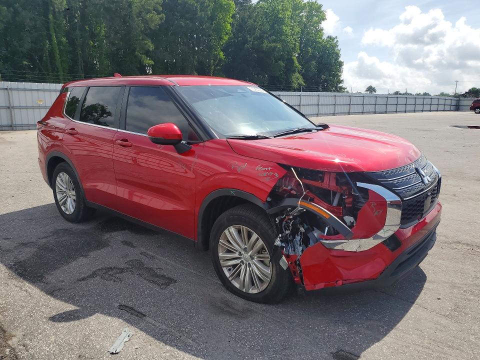 2024 Mitsubishi Outlander VIN JA4J3UA87RZ064322 COPART salvage auction — FRONT END, Nc - Salvage Certificate Of Title, sold $7,500 on 2026-07-16 (photo 4)