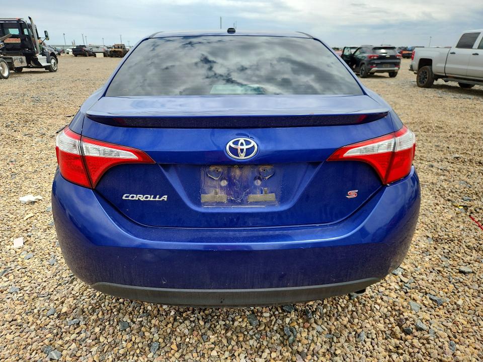 2016 Toyota VIN 5YFBURHE9GP461327 COPART salvage auction — FRONT END, Tx - Salvage Vehicle Title, sold $2,250 on 2026-07-14 (photo 6)