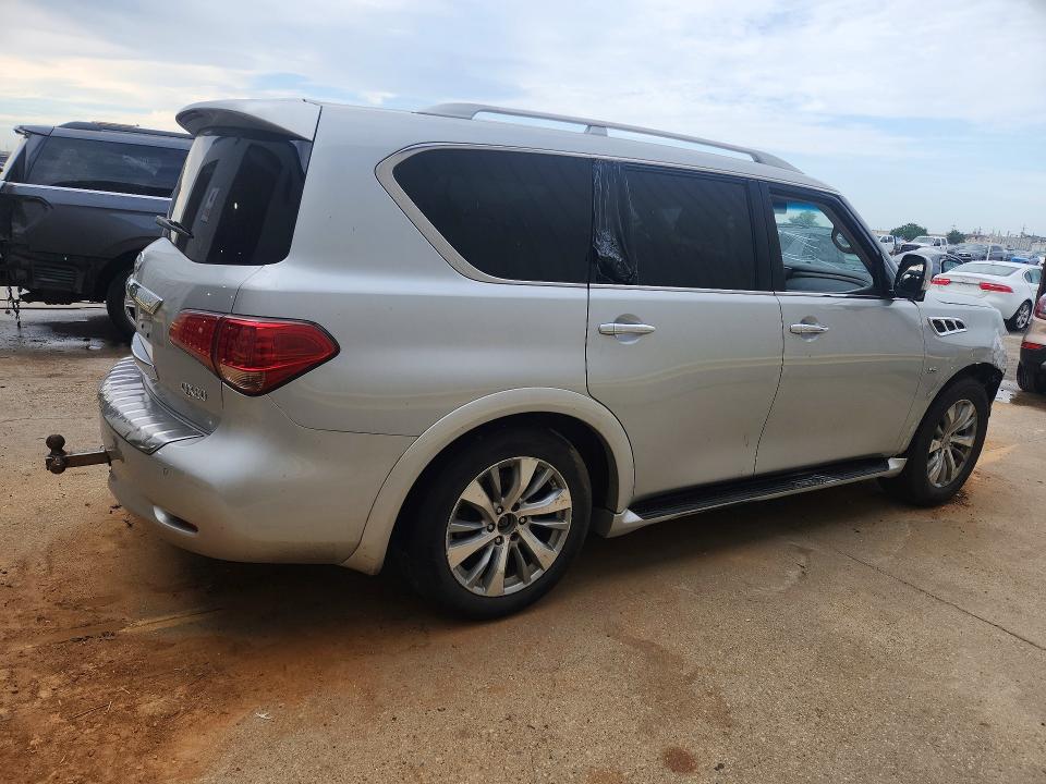 2017 Infiniti Qx80 VIN JN8AZ2NF2H9646980 COPART salvage auction — FRONT END, La - Cert Of Title-Salvage, sold $2,000 on 2026-07-29 (photo 3)
