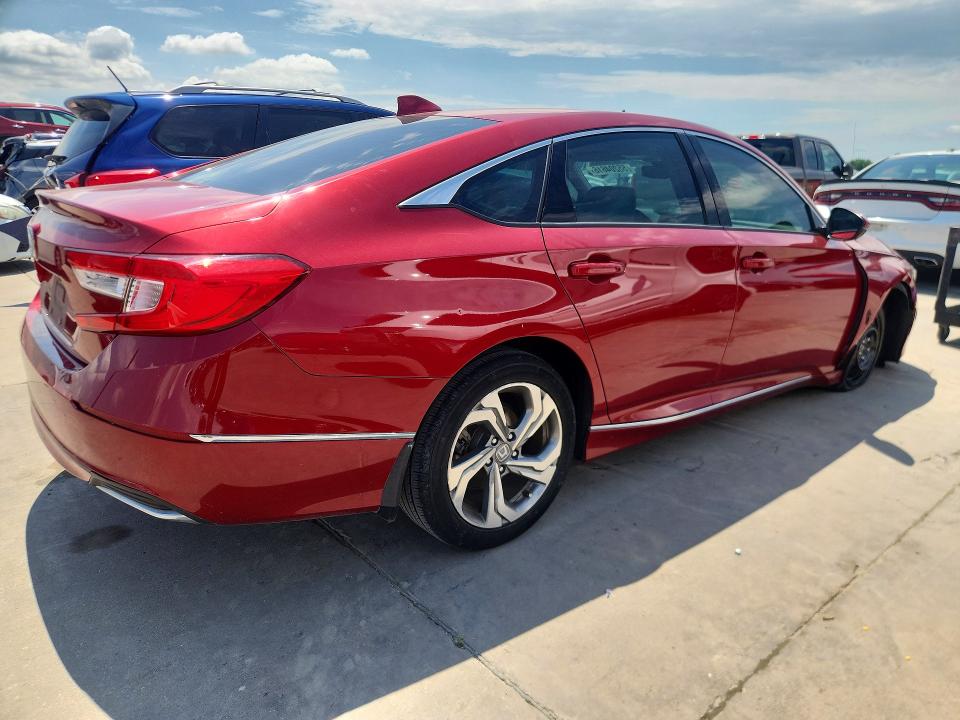 2018 Honda Accord VIN 1HGCV1F58JA208941 COPART salvage auction — UNDERCARRIAGE, Tx - Salvage Vehicle Title, sold $5,800 on 2026-07-09 (photo 3)