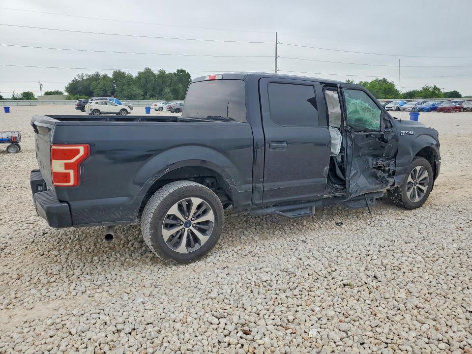 2019 Ford F-150 VIN 1FTEW1CP0KKE35109 COPART salvage auction — SIDE, Tx - Certificate Of Title, sold $4,750 on 2026-07-02 (photo 3)