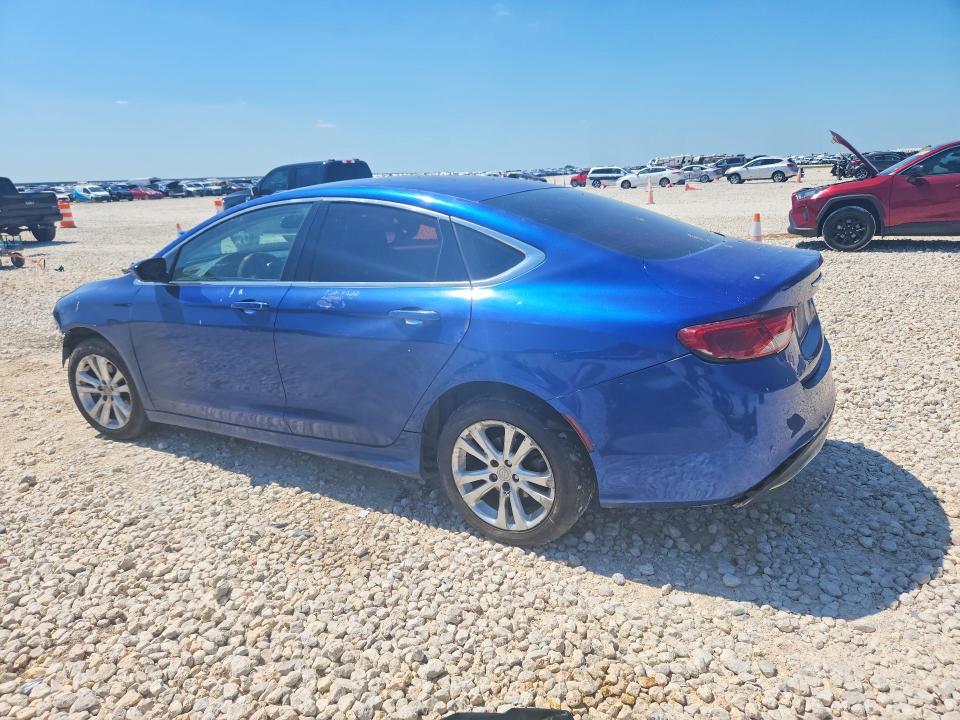 2016 Chrysler 200 VIN 1C3CCCAB3GN104196 COPART salvage auction — SIDE, Tx - Bonded Title - Salvage, sold $425 on 2026-07-02 (photo 2)