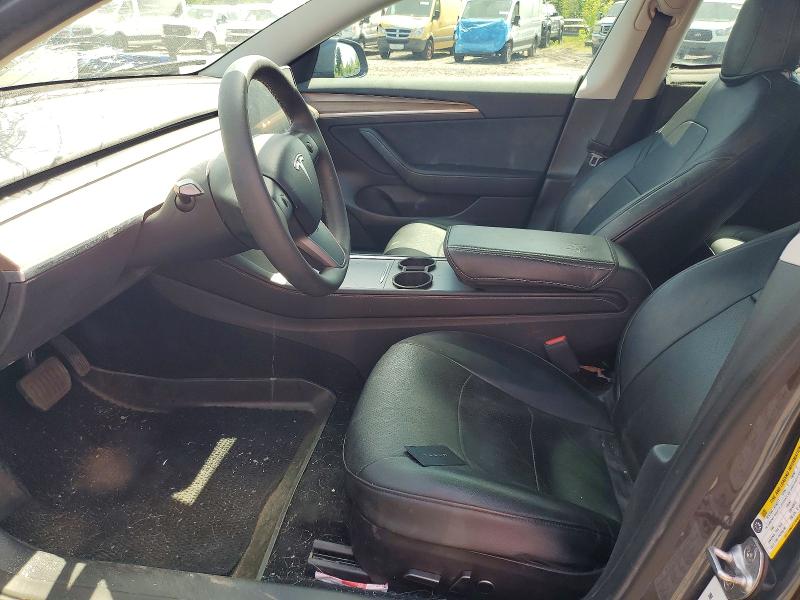 2022 Tesla Model 3 VIN 5YJ3E1EB4NF257766 COPART salvage auction — FRONT END, Or - Salvage Title Certificate, sold $6,900 on 2026-07-06 (photo 7)