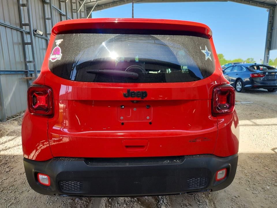 2020 Jeep Renegade VIN ZACNJABBXLPL51789 COPART salvage auction — HAIL, Mo - Salvage Certificate Of Title, sold $3,800 on 2026-07-14 (photo 6)