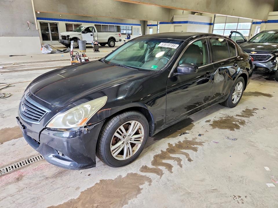 2012 Infiniti VIN JN1DV6AR2CM860291 COPART salvage auction — FRONT END, Mt - Certificate Of Title, sold $450 on 2026-07-24 (photo 1)
