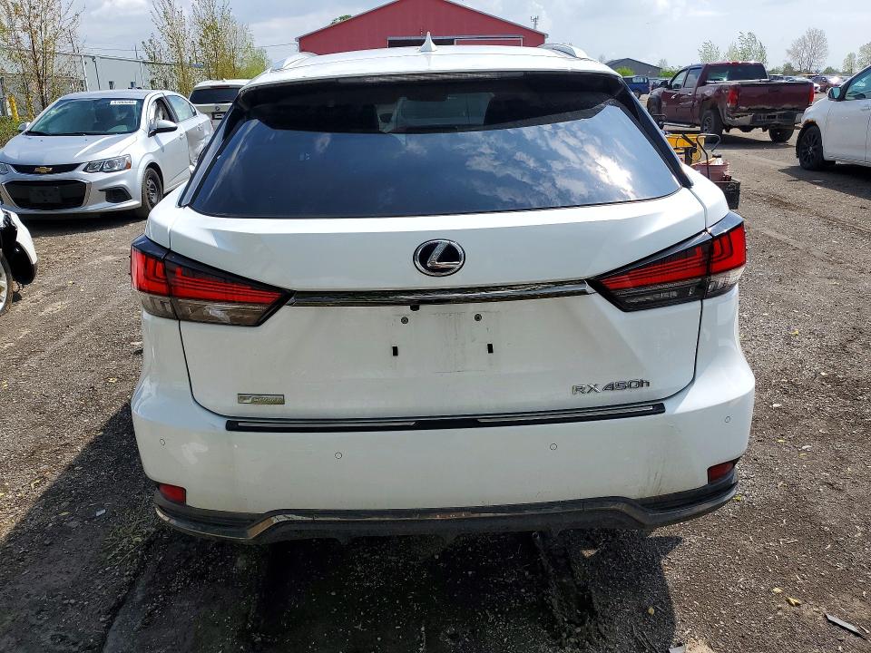 2020 Lexus Rx 450h VIN 2T2YGMDA2LC045133 COPART salvage auction — VANDALISM, On - Permit No Brand - Unfit, sold $27,000 on 2026-07-03 (photo 6)