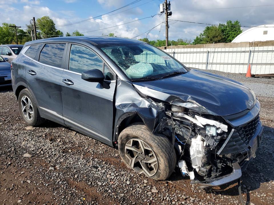 2023 Kia Sportage VIN KNDPUCAF1P7171848 COPART salvage auction — FRONT END, Nj - Cert Of Title-Salvage, sold $6,000 on 2026-07-17 (photo 4)