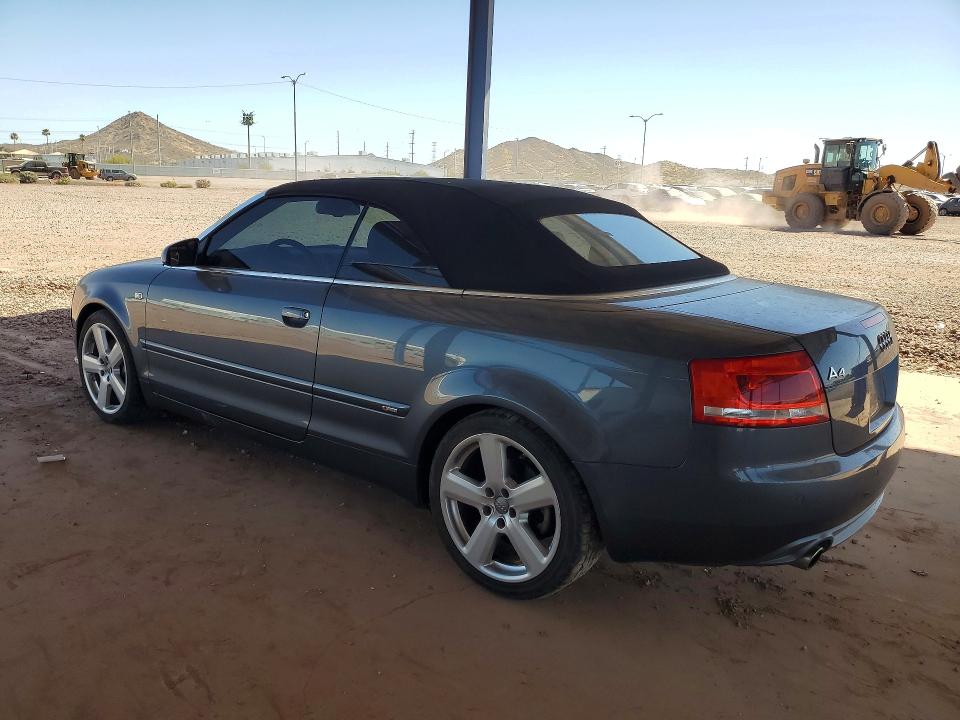 2008 Audi A4 VIN WAUEH48H38K009319 COPART salvage auction — MINOR DENT/SCRATCHES, Az - Certificate Of Title, sold $1,400 on 2026-07-02 (photo 2)