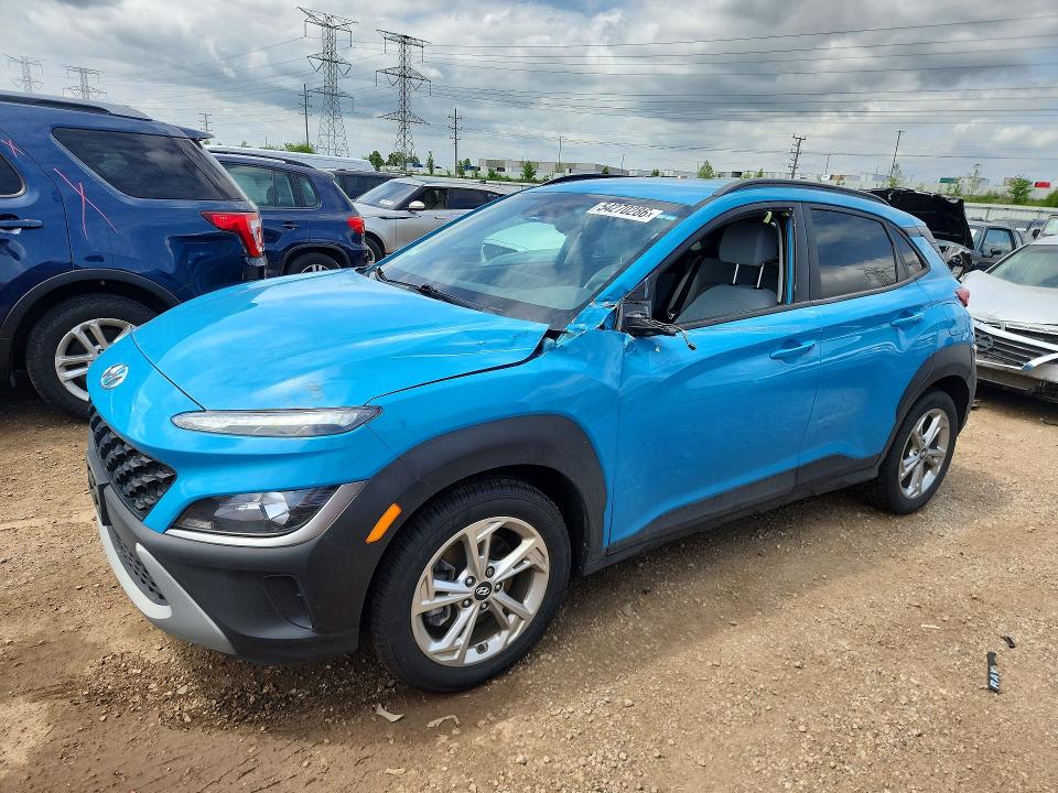 2023 Hyundai Kona VIN KM8K6CAB1PU982564 COPART salvage auction — SIDE, IL - SALVAGE CERTIFICATE, sold $250 on 2026-07-28 (photo 1)