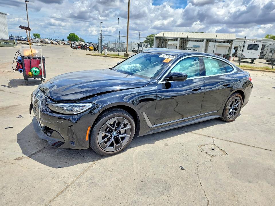 2024 BMW I4 VIN WBY43AW07RFS74584 COPART salvage auction — FRONT END, Ca - Salvage Certificate, sold $12,200 on 2026-07-06 (photo 1)