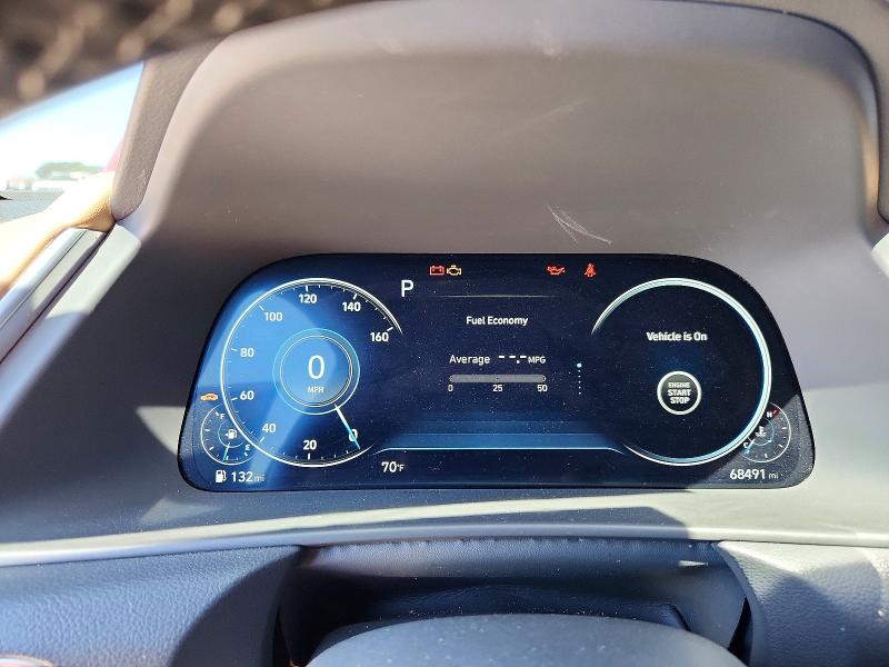 2020 Hyundai Sonata VIN 5NPEF4JA2LH039683 COPART salvage auction — FRONT END, Nc - Salvage Certificate Of Title, sold $3,300 on 2026-07-06 (photo 9)