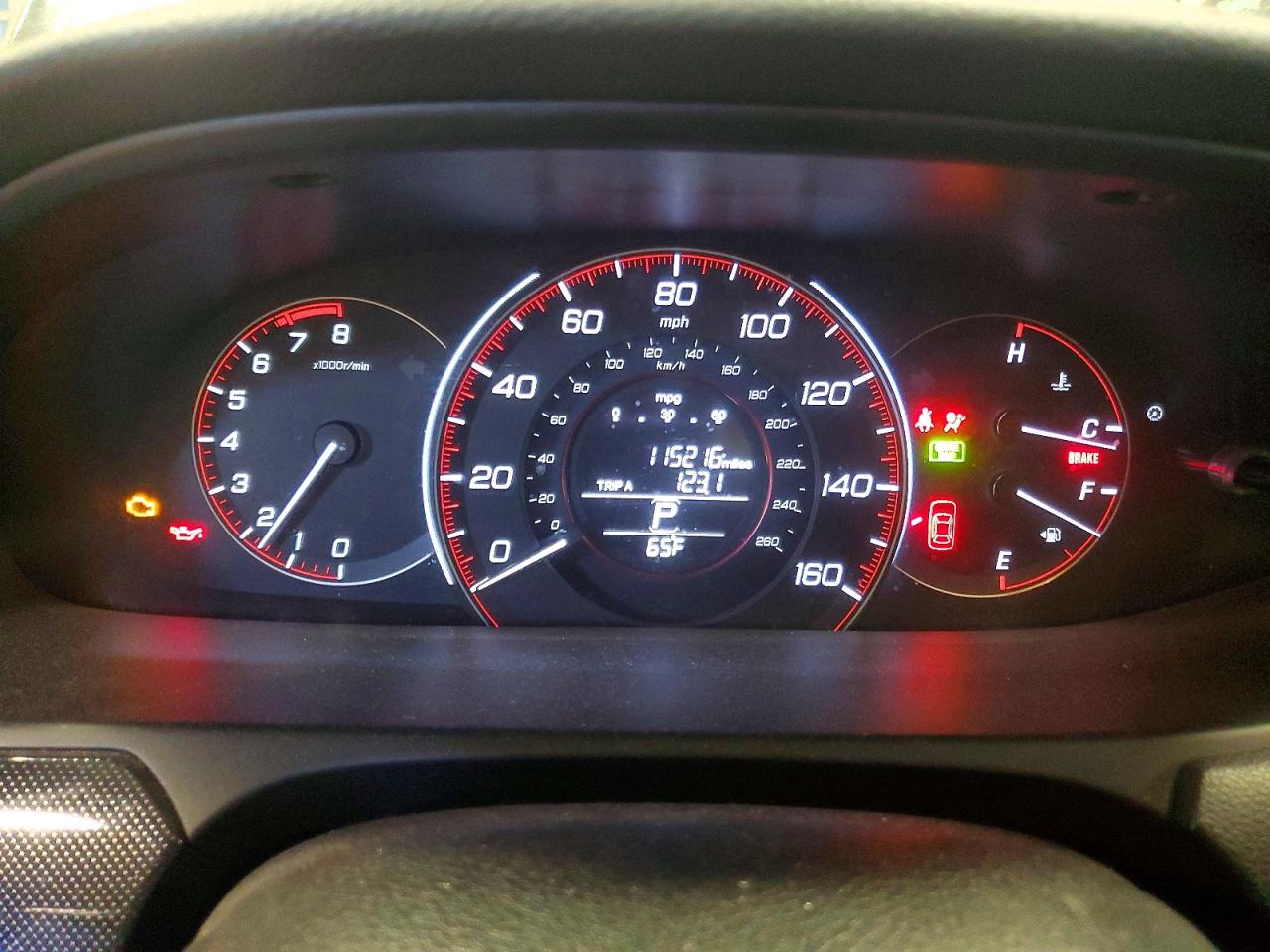 2014 Honda Accord VIN 1HGCR2F50EA038719 COPART salvage auction — Front End, MN - CERT OF TITLE-SALVAGE, sold $2,100 on 2026-07-09 (photo 9)