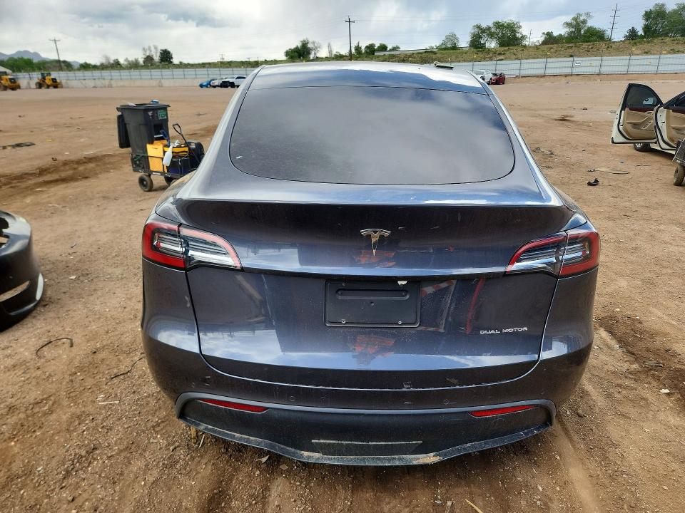 2021 Tesla VIN 5YJYGAEE9MF192549 COPART salvage auction — UNDERCARRIAGE, CO - SALVAGE TITLE, sold $275 on 2026-07-27 (photo 6)