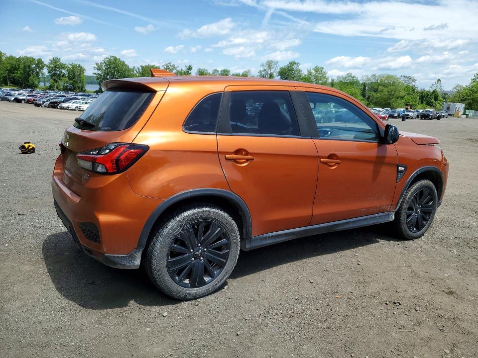 2021 Mitsubishi VIN JA4ARUAU8MU027099 COPART salvage auction — FRONT END, Ny - Mv-907A Salvage Certificate, sold $3,950 on 2026-07-07 (photo 3)