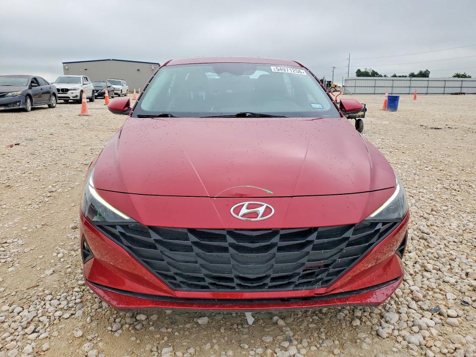2021 Hyundai Elantra VIN KMHLM4AG5MU193230 COPART salvage auction — VANDALISM, Tx - Salvage Vehicle Title, sold $3,050 on 2026-07-30 (photo 5)