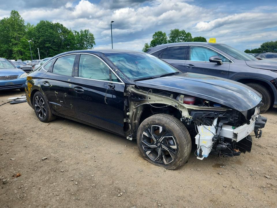 2024 Hyundai Sonata VIN KMHL64JA7RA365370 COPART salvage auction — FRONT END, Ct - Cert Of Title-Parts Only Salva, sold $525 on 2026-07-30 (photo 4)