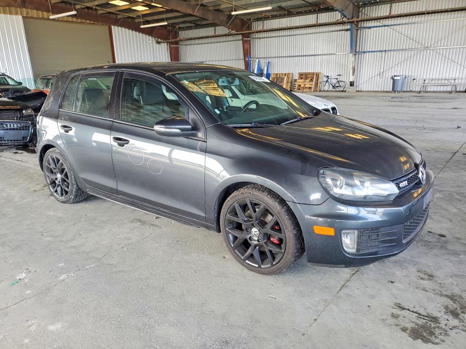 2013 Volkswagen Gti VIN WVWHD7AJ5DW132813 COPART salvage auction — REAR END, Ca - Salvage Certificate, sold $2,650 on 2026-08-10 (photo 4)