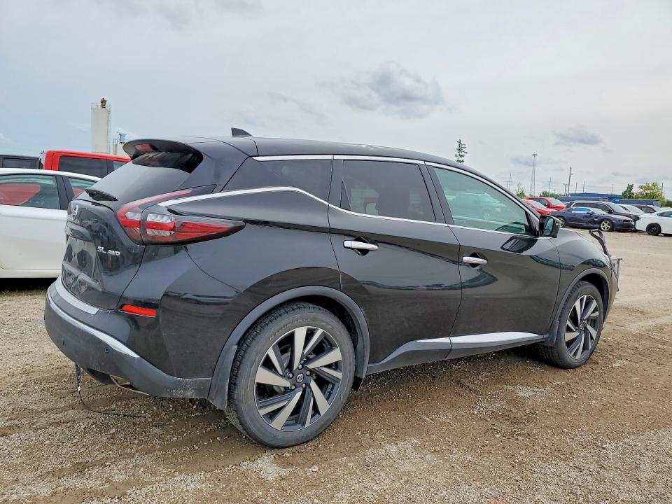 2022 Nissan Murano VIN 5N1AZ2CS4NC107296 COPART salvage auction — HAIL, Ia - Cert Of Title-Salvage Title, sold $8,800 on 2026-07-08 (photo 3)