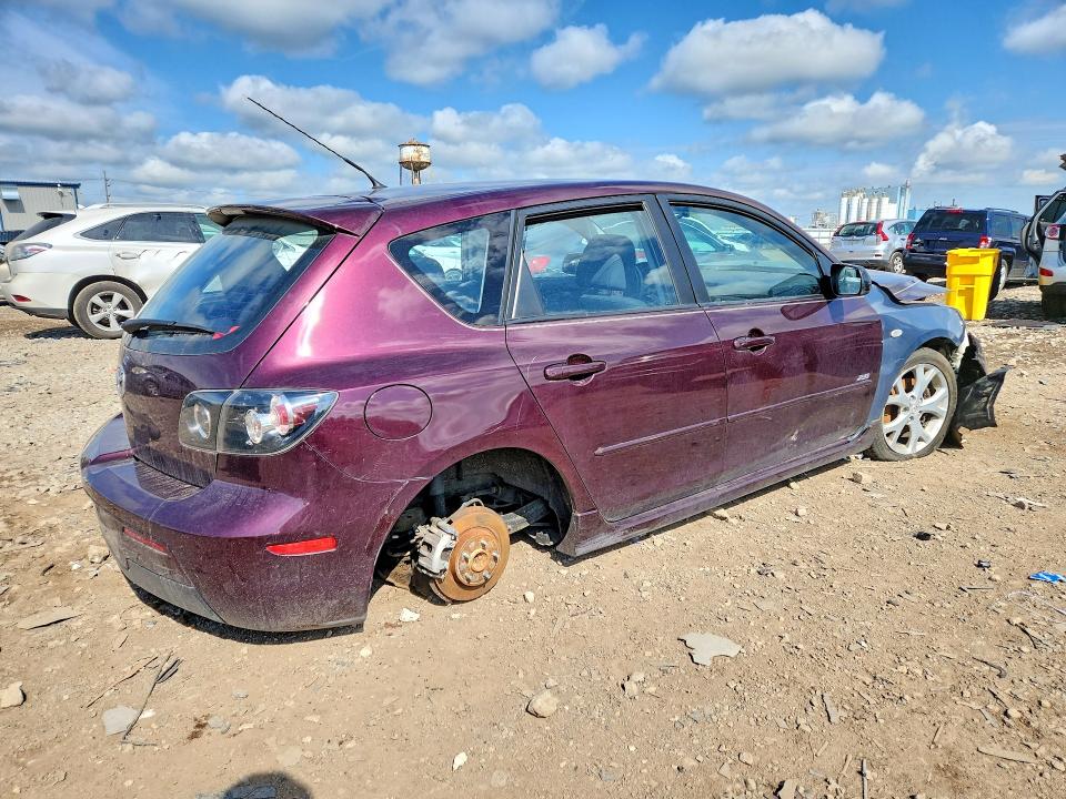 2007 Mazda 3 VIN JM1BK143171647069 COPART salvage auction — FRONT END, Il - Salvage Certificate, sold $375 on 2026-07-22 (photo 3)
