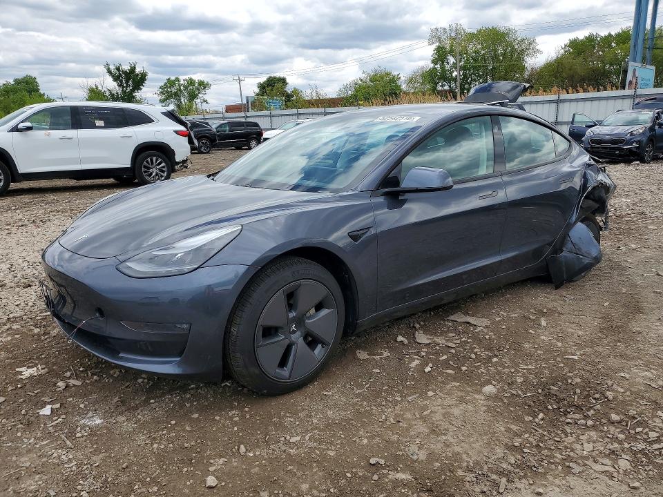 2021 Tesla Model 3 VIN 5YJ3E1EB1MF961857 — COPART salvage auction photo