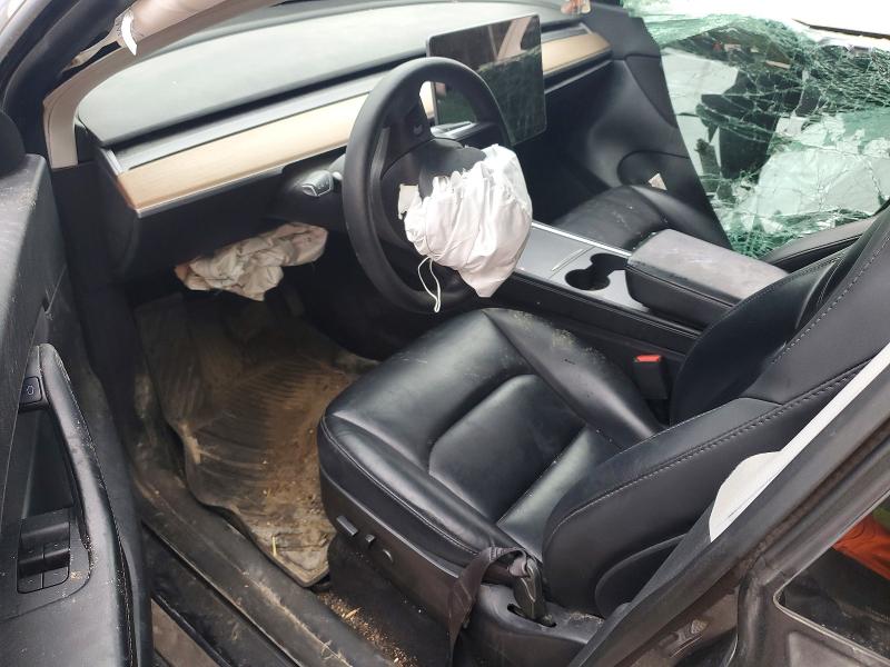 2021 Tesla Model y VIN 5YJYGAEE6MF131577 COPART salvage auction — FRONT END, ON - PERMIT NO BRAND - UNFIT, sold $6,600 on 2026-07-21 (photo 8)