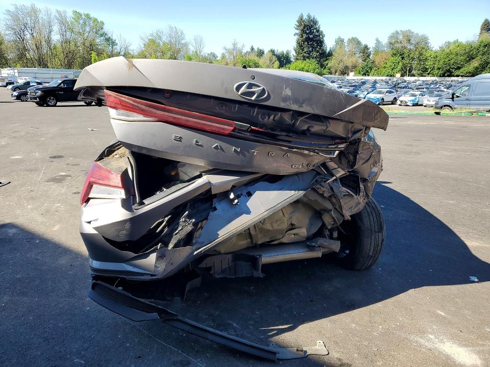 2023 Hyundai Elantra VIN KMHLM4AJ9PU044948 COPART salvage auction — REAR END, Or - Salvage Title Certificate, sold $1,400 on 2026-07-29 (photo 6)