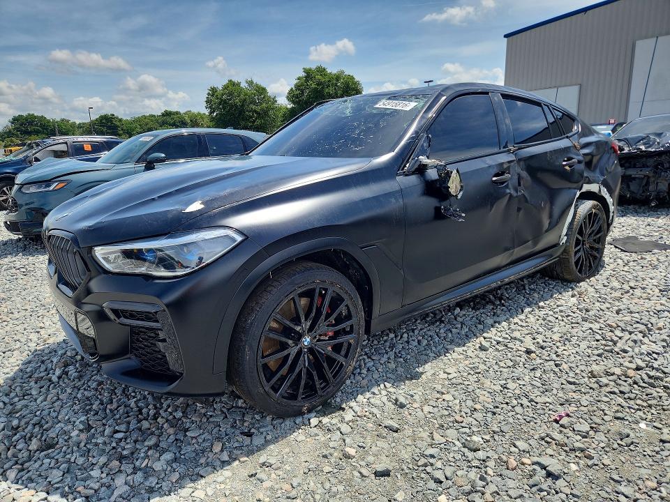 2022 BMW X6 VIN 5UXCY8C02N9K45397 COPART salvage auction — ROLLOVER, Fl - Cert Of Title Slvg Rebuildable, sold $18,200 on 2026-07-13 (photo 1)