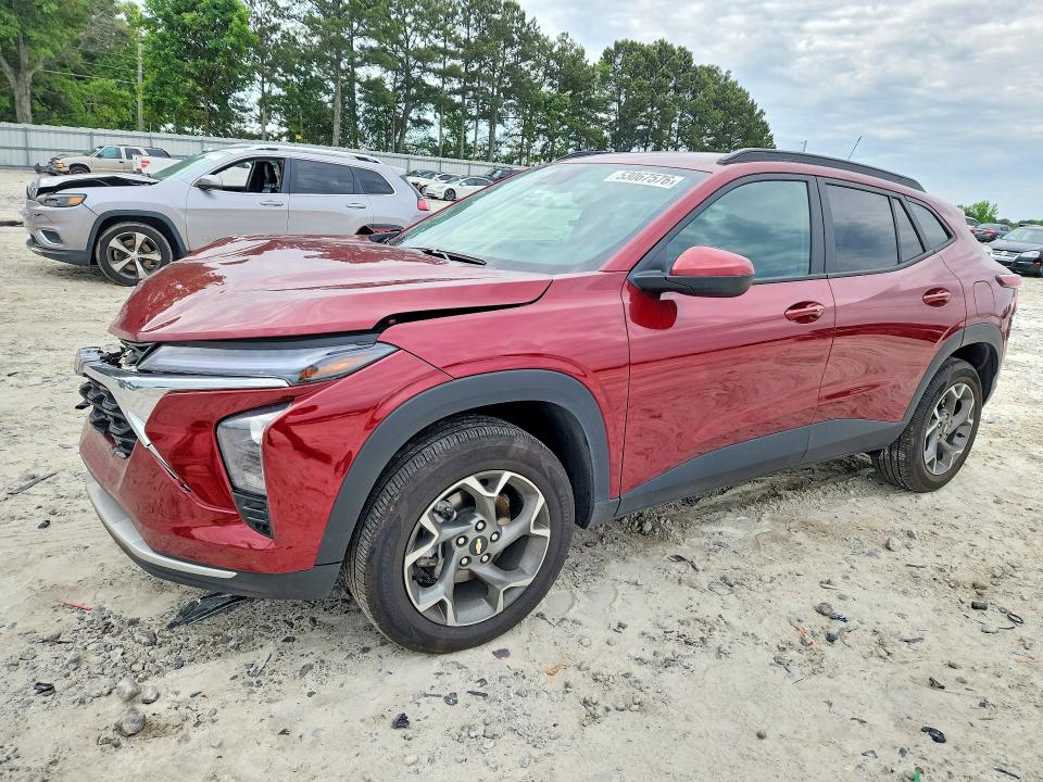 2025 Chevrolet Trax VIN KL77LHEP8SC204179 COPART salvage auction — FRONT END, GA - CERT OF TITLE-SALVAGE, sold $5,200 on 2026-07-13 (photo 1)