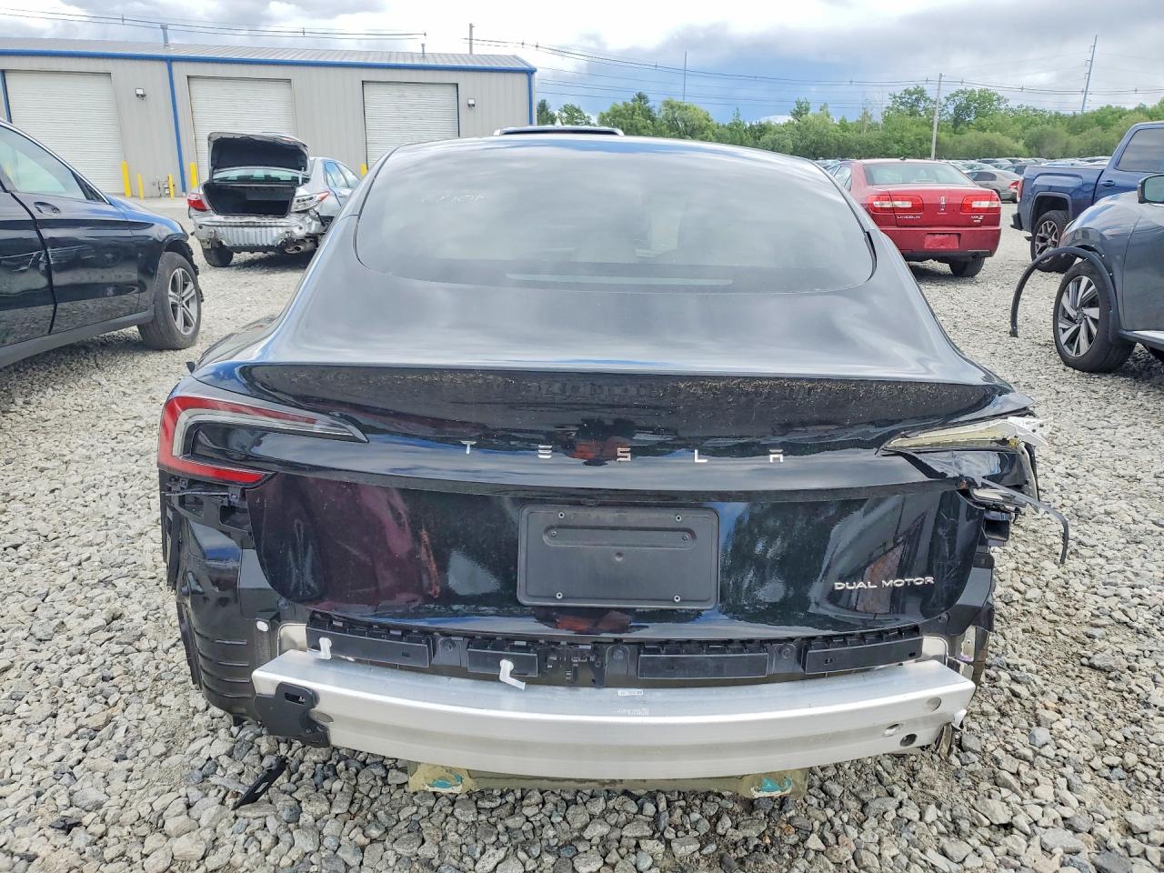2024 Tesla Model 3 VIN 5YJ3E1EB2RF822019 COPART salvage auction — Front End, MA - CERTIFICATE OF TITLE (P), sold $6,700 on 2026-07-01 (photo 6)