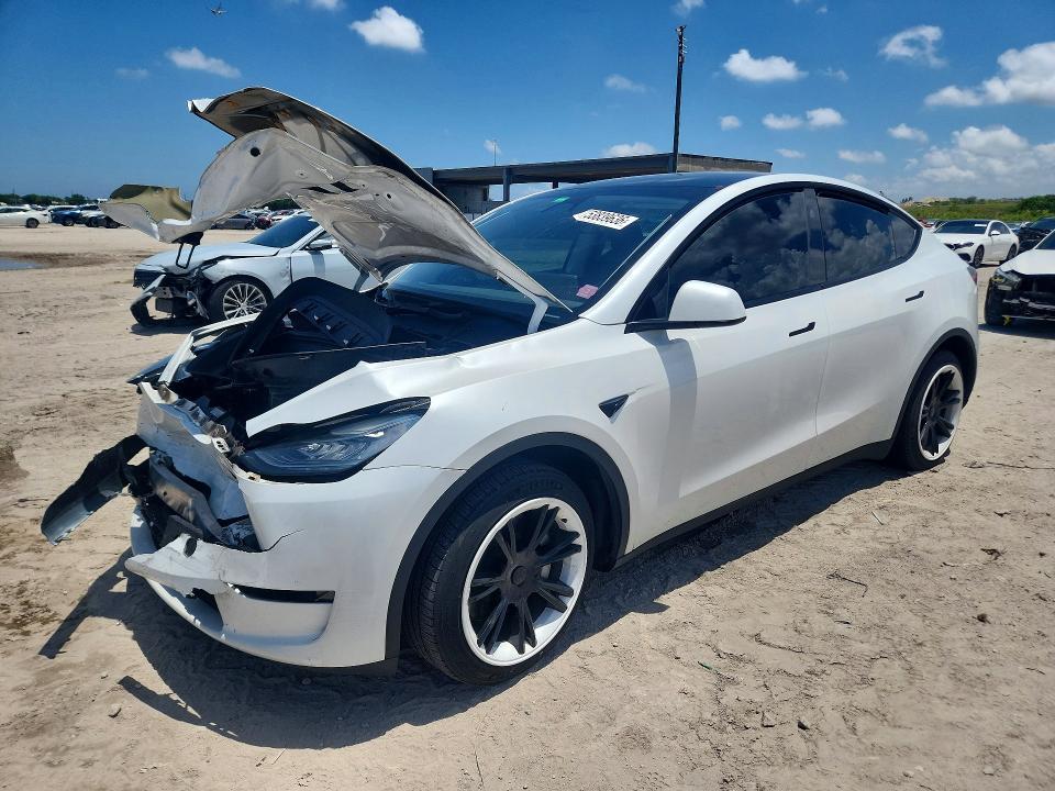 2023 Tesla VIN 7SAYGDEE7PA147079 COPART salvage auction — FRONT END, FL - CERT OF TITLE SLVG REBUILDABLE, sold $11,200 on 2026-07-02 (photo 1)