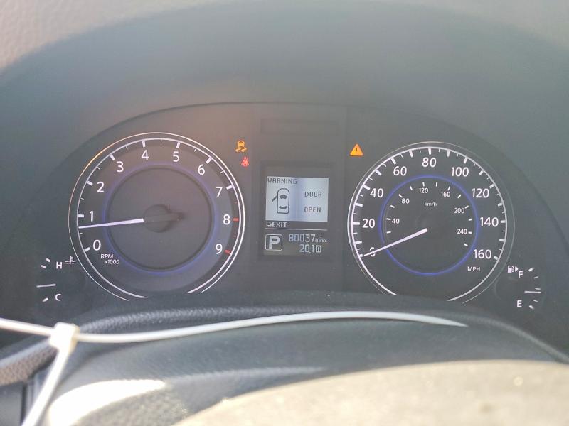 2015 Infiniti Q60 VIN JN1CV6EK3FM870020 COPART salvage auction — FRONT END, Tx - Salvage Vehicle Title, sold $4,700 on 2026-07-09 (photo 9)