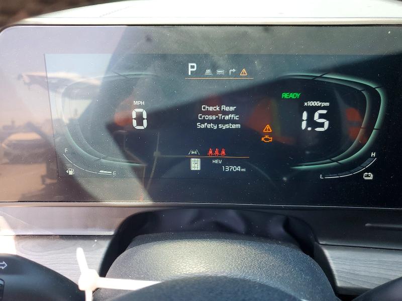 2024 Kia Sportage VIN KNDPYDDH9R7163457 COPART salvage auction — FRONT END, Ca - Salvage Certificate, sold $14,700 on 2026-07-31 (photo 9)