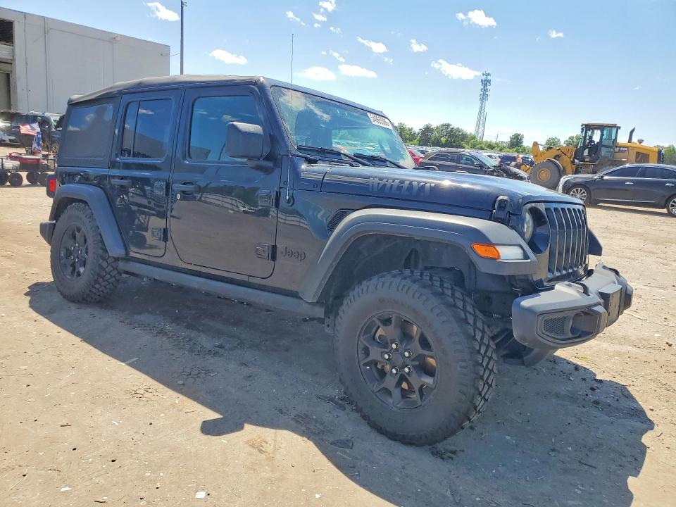 2023 Jeep Wrangler / VIN 1C4HJXDN3PW520442 COPART salvage auction — REAR END, Va - Cert Of Title - Salvage, sold $11,200 on 2026-07-29 (photo 4)