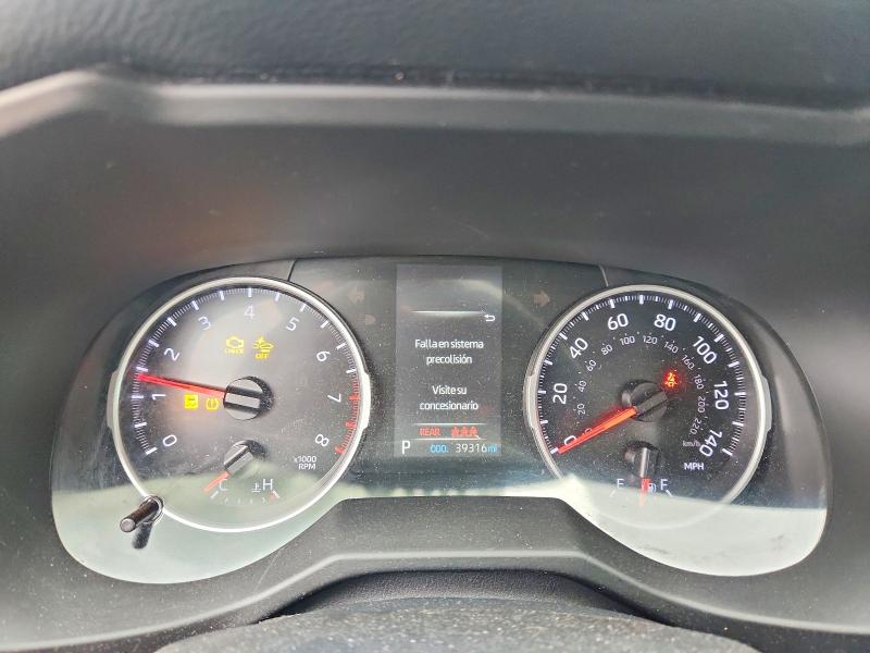 2022 Toyota Rav 4 VIN 2T3W1RFV1NC184920 COPART salvage auction — FRONT END, Ca - Salvage Certificate, sold $10,700 on 2026-07-09 (photo 9)