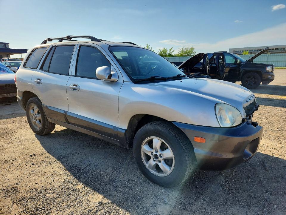2005 Hyundai Santa fe VIN KM8SC13D05U949113 COPART salvage auction — FRONT END, Ia - Cert Of Title-Salvage Title, sold $375 on 2026-07-14 (photo 4)