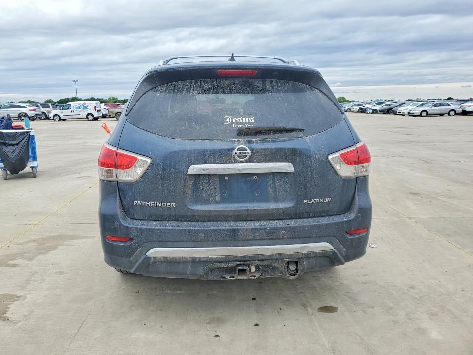 2014 Nissan VIN 5N1AR2MN3EC643889 COPART salvage auction — FRONT END, Tx - Salvage Vehicle Title, sold $875 on 2026-07-02 (photo 6)