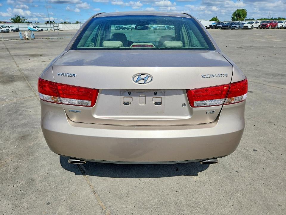 2007 Hyundai Sonata VIN 5NPEU46F67H197914 COPART salvage auction — FRONT END, Ca - Salvage Certificate, sold $775 on 2026-07-13 (photo 6)