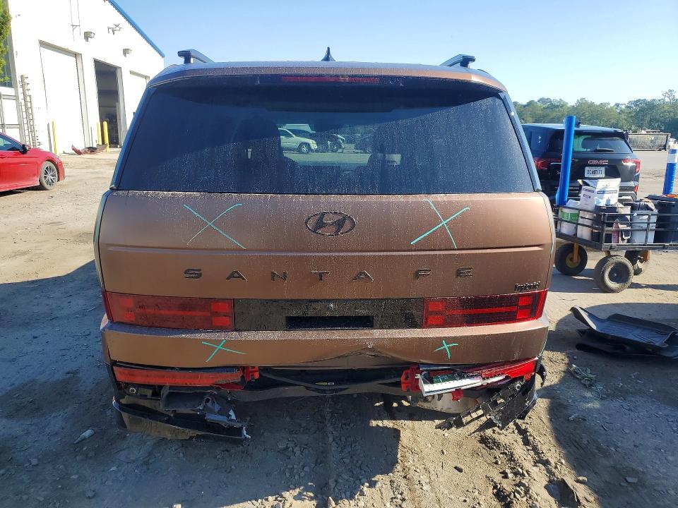 2025 Hyundai Santa fe VIN 5NMP54G16SH063838 COPART salvage auction — REAR END, SC - CERT OF TITLE-SALVAGE, sold $16,500 on 2026-07-09 (photo 6)