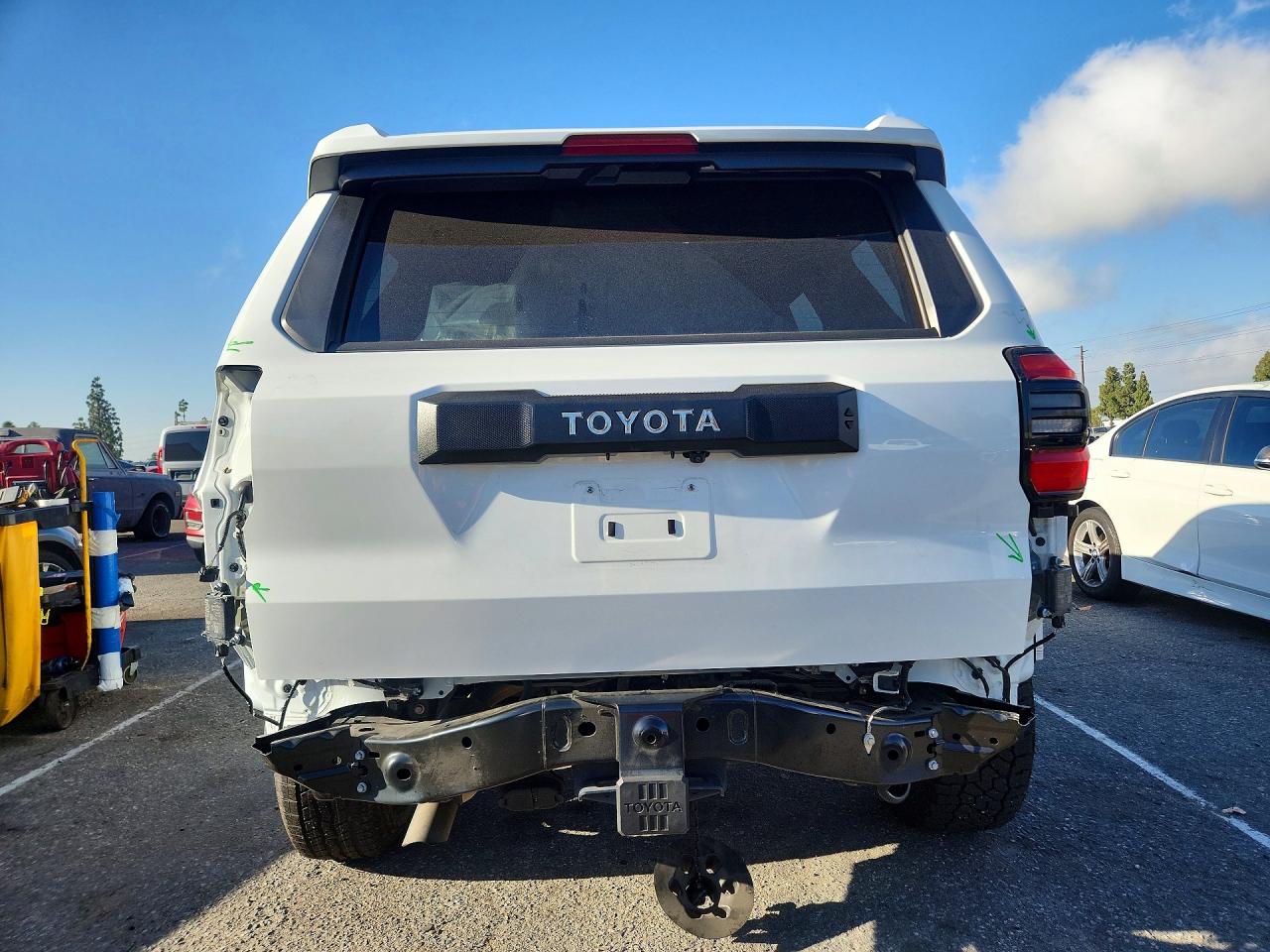 2025 Toyota 4Runner VIN JTEVA5BR8S5009168 COPART salvage auction — Rear End, CA - SALVAGE CERTIFICATE, sold $38,500 on 2026-07-07 (photo 6)