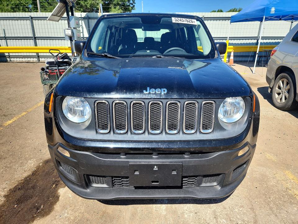 2016 Jeep Renegade VIN ZACCJAAT8GPC61308 COPART salvage auction — HAIL, Ks - Cert Of Title-Salvage, sold $2,300 on 2026-08-03 (photo 5)