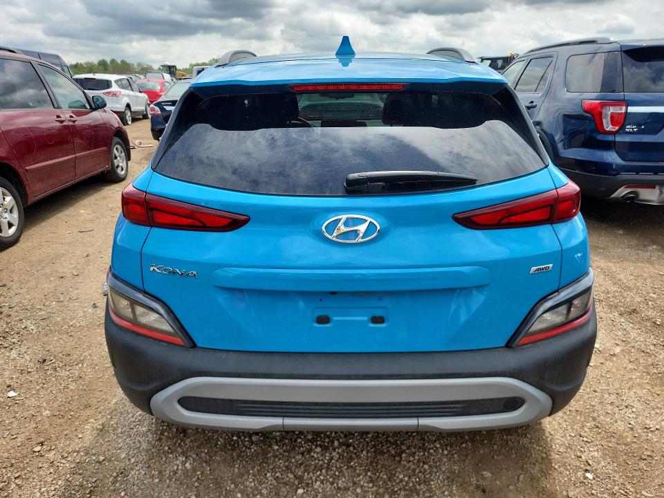 2023 Hyundai Kona VIN KM8K6CAB1PU982564 COPART salvage auction — SIDE, IL - SALVAGE CERTIFICATE, sold $250 on 2026-07-28 (photo 6)